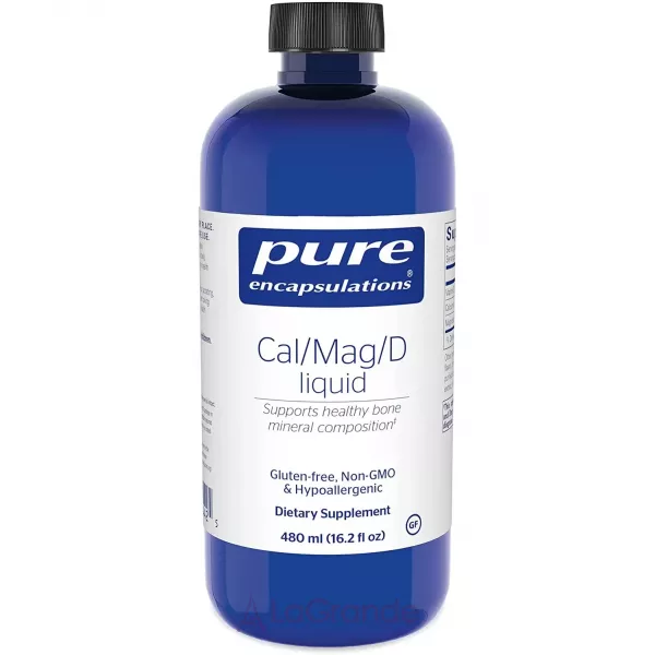 Pure Encapsulations Cal/Mag/D liquid �������, ������, ������� D � ����� ��������