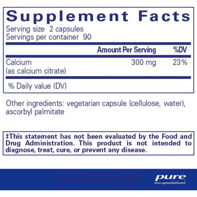 Pure Encapsulations Calcium (citrate)  