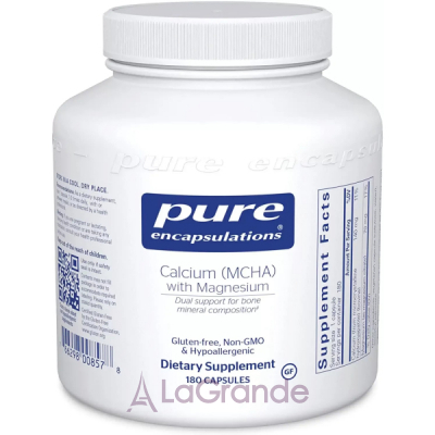 Pure Encapsulations Calcium (MCHA) with Magnesium  (MCHA)  