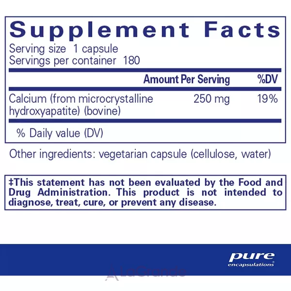 Pure Encapsulations Calcium (MCHA) ������� (MCHA)
