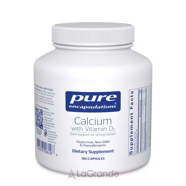 Pure Encapsulations Calcium with Vitamin D3 ������� � ³������ D3