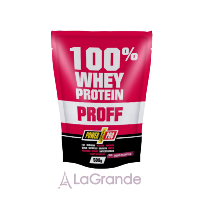 Power Pro100% Whey Protein Proff Chocolate Cherry   