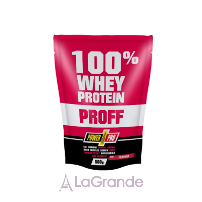 Power Pro100% Whey Protein Proff Strawberry   