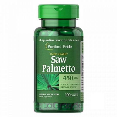 Puritan's Pride Saw Palmetto 450mg Capsules    