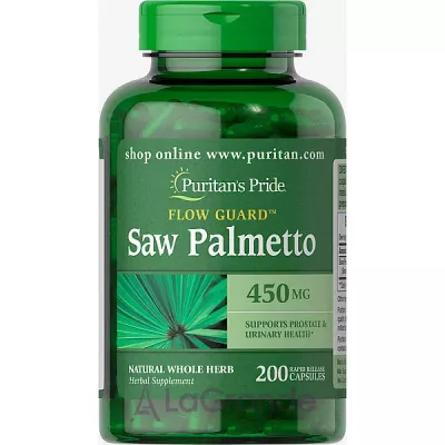 Puritan's Pride Saw Palmetto 450mg Capsules ĳ   