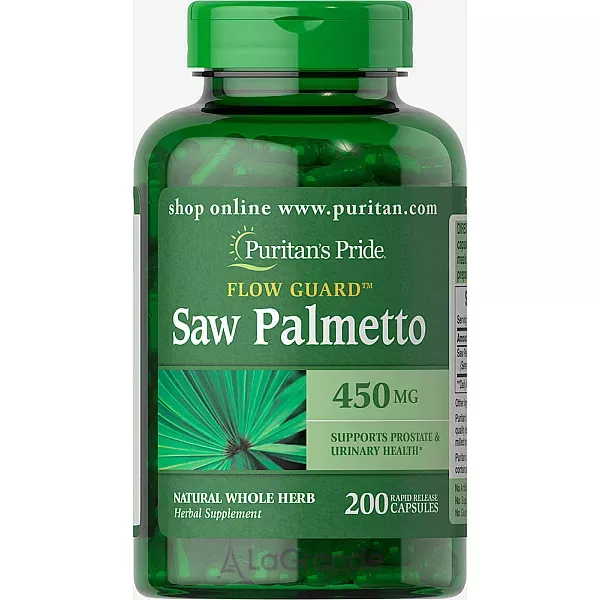 Puritan's Pride Saw Palmetto 450mg Capsules ĳ������ ������� ��� �������