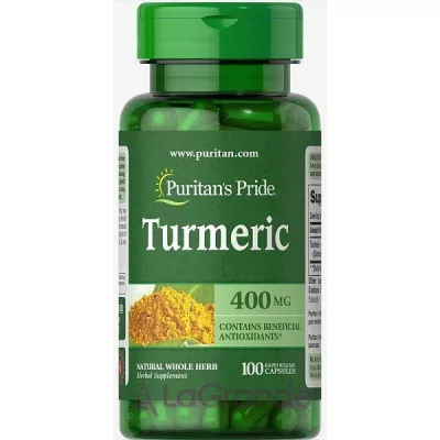 Puritan's Pride Turmeric 400 mg      