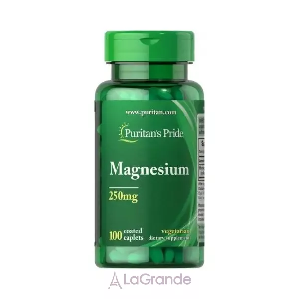 Puritan's Pride Magnesium 250 mg ������� ������� �������, 250 ��