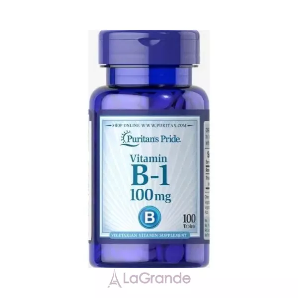 Puritan's Pride Vitamin B-1 100 mg ������� ������� � ������� �-1