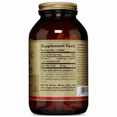 Solgar Vitamin C with Rose Hips 1500 mg ³   