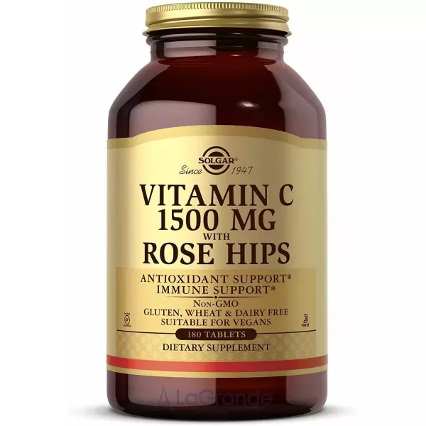 Solgar Vitamin C with Rose Hips 1500 mg ĳ������ ������� 