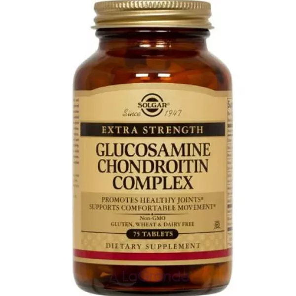 Solgar Glucosamine Chondroitin Complex Extra Strength �������� ��� ������� �� ��'���