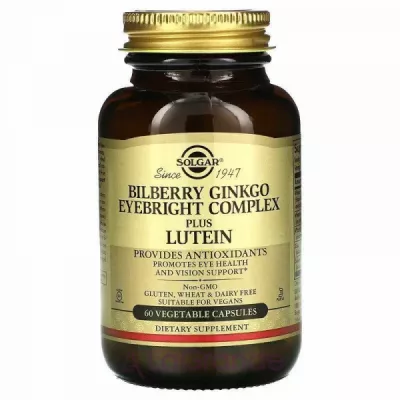 Solgar Bilberry Ginkgo Eyebright Lutein   : , ,   