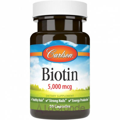 Carlson Biotin 5 mg  5 