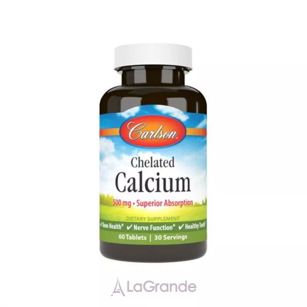 Carlson Chelated Calcium 500 mg ������� �������� 500 ��