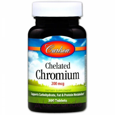 Carlson Chelated Chromium 200 mcg   200 