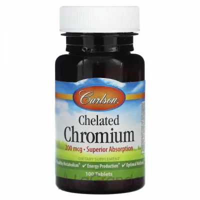 Carlson Chelated Chromium 200 mcg   200 