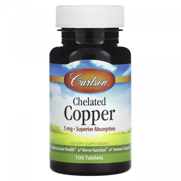 Carlson Chelated Copper 5 mg ����� �� 5 ��
