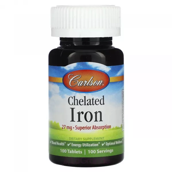 Carlson Chelated Iron 27 mg ����� ����� 27 ��