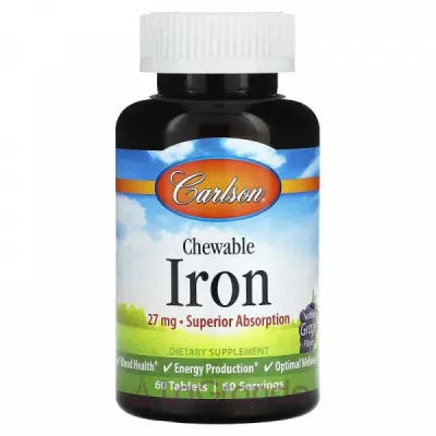 Carlson Chewable Iron 27 mg  27 ,   