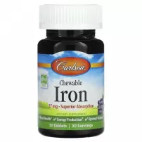 Carlson Chewable Iron 27 mg ������ 27 ��, ����������� ����������� ����