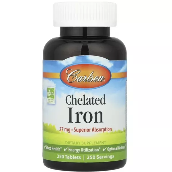 Carlson Chewable Iron 27 mg ������ 27 ��, ����������� ����������� ����