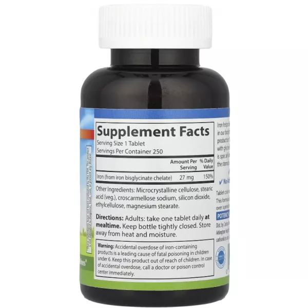Carlson Chewable Iron 27 mg ������ 27 ��, ����������� ����������� ����