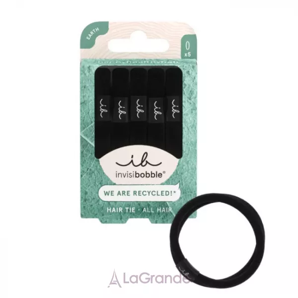 Invisibobble Hair Tie Black ����� �������-��������� ��� �����, ������