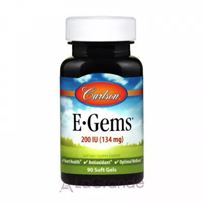 Carlson E-Gems 200 IU  E 200 