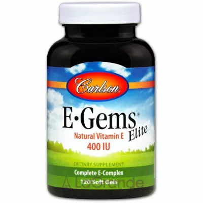 Carlson E-Gems Elite 400 IU ³ E 400 