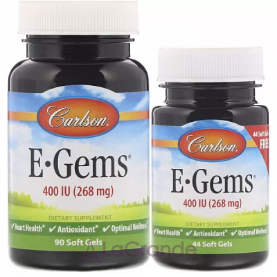 Carlson E-Gems 400 IU ³ E 400  2  (90 + 44 )