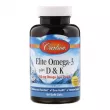 Carlson Elite Omega-3 Plus D & K Natural Lemon Flavor  3 +  3   ,   