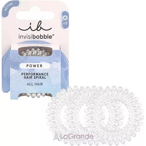 Invisibobble Power Crystal Clear ����� �������-��������� ��� �����, ����������