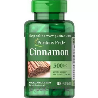 Puritan's Pride Cinnamon 500 mg   