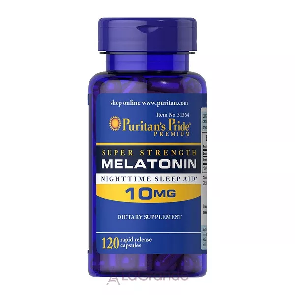 Puritan's Pride Melatonin 10 Mg ������� ������� �����������
