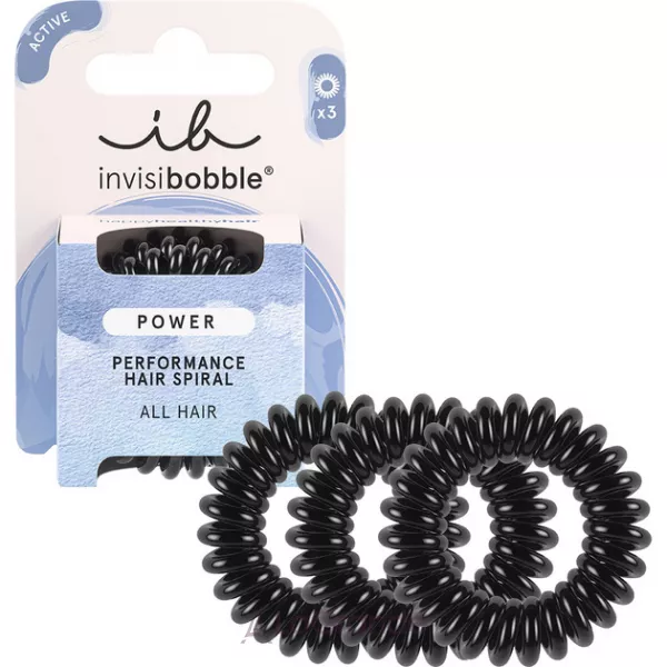 Invisibobble Power True Black Perfomance Hair Spiral ����� �������-��������� ��� �����, ������