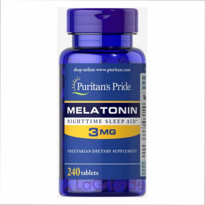 Puritan's Pride Melatonin 3 mg ĳ  