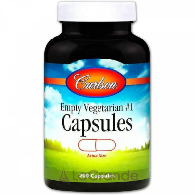 Carlson Empty Vegetarian #1 Capsules    1