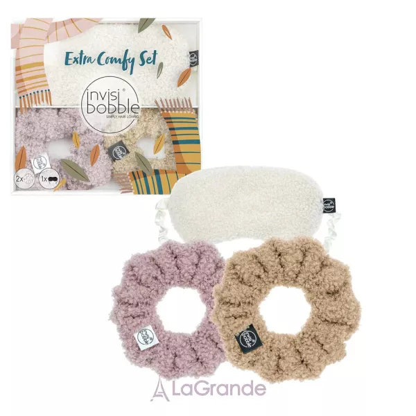 Invisibobble Sprunchie Extra Comfy Set Brown Pink White ���� ����� ��� �������, ����������/����/�������