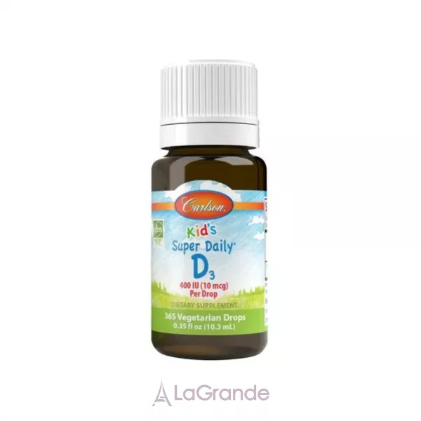 Carlson Kid's Super Daily D3 400IU ������� ����� �3 400 �O, � �������