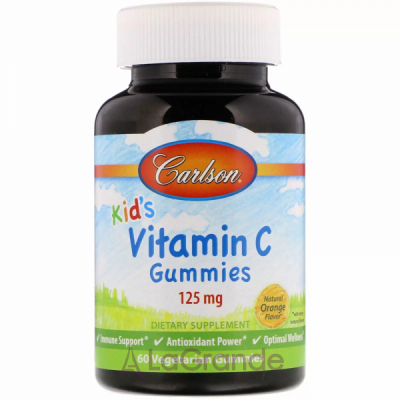 Carlson Kid's Vitamin C Gummies ³    125 