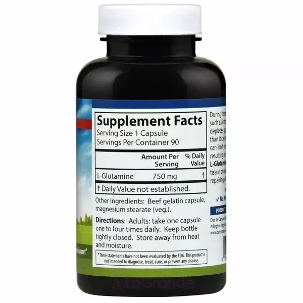 Carlson L-Glutamine Free Form Amino Acid 750 mg L-������� 750 ��