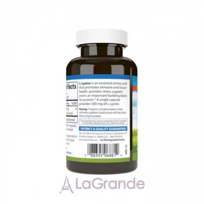 Carlson L-Lysine 500 mg L-˳ 500 