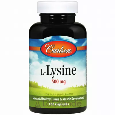 Carlson L-Lysine 500 mg L- 500 