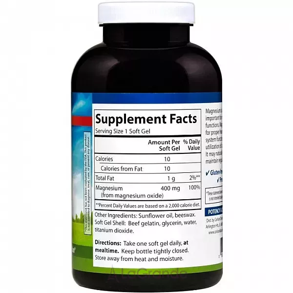 Carlson Liquid Magnesium 400 mg ������ ����� 400 ��