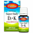 Carlson Liquid Vitamins Super Daily D3+K2 50 mcg (2,000 IU) & 45 mcg 10.16ml