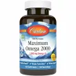 Carlson Maximum Omega 2000 mg Natural Lemon Flavor   2000 ,   