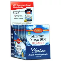 Carlson Maximum Omega Minis 2000 mg Natural Lemon Flavor �������� ����� 2000 ��, � ����������� ������ ������
