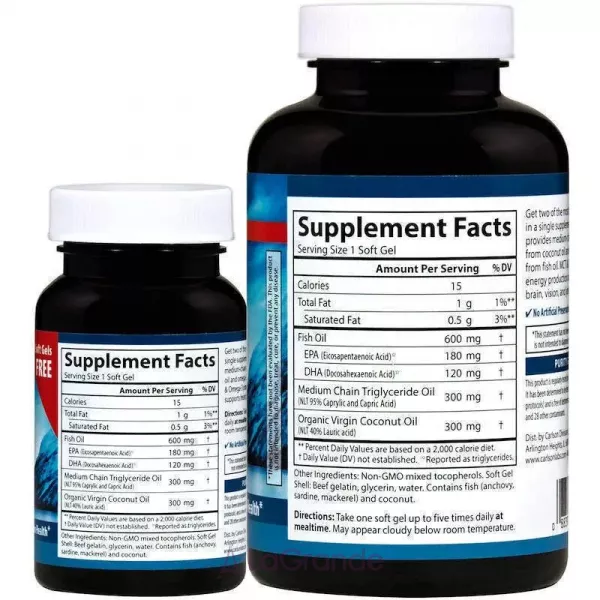 Carlson MCT & Omega-3 ��� � �����-3