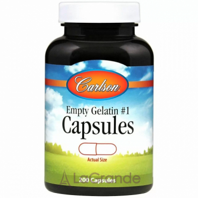 Carlson Med-SM # 1 Empty Capsules     1